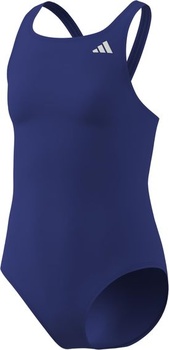 Detské unisex plavky adidas s V-strihom na chrbte 170 Semi Lucid Blue