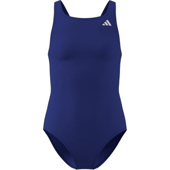 Detské unisex plavky adidas s V-strihom na chrbte 170 Semi Lucid Blue
