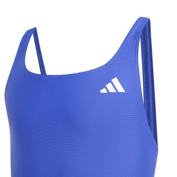 Detské unisex plavky adidas s V-strihom na chrbte 170 Semi Lucid Blue