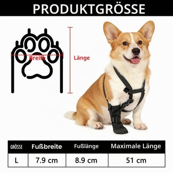 Psie topánky, ochrana labiek pre vonkajšie použitie, psie topánky na predné labky, nepremokavé psie topánky,