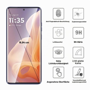 Sada 2+2 3D ochranných fólií na displej pre Motorola Moto G85 s fotoaparátom, tvrdené sklo, ultra