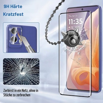 Sada 2+2 3D ochranných fólií na displej pre Motorola Moto G85 s fotoaparátom, tvrdené sklo, ultra
