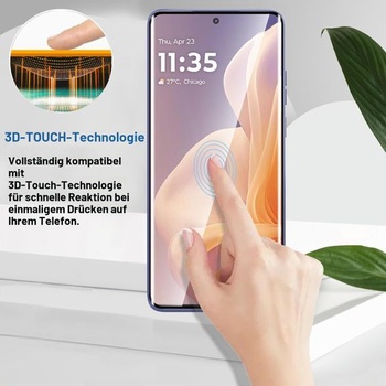 Sada 2+2 3D ochranných fólií na displej pre Motorola Moto G85 s fotoaparátom, tvrdené sklo, ultra