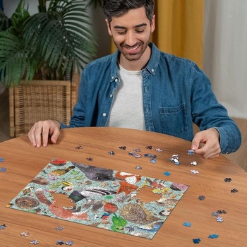 Ravensburger Puzzle 12000658 - Návštevníci záhrady - 500dielne puzzle pre dospelých a deti od 12 rokov,