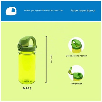Láhve na vodu Nalgene OTF světle zelené 0,35 l