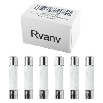 Náhradné poistky pre Generac, nahrádzajú 1000005117, 6,3 A, 250 V AC, 5 mm x 20 mm, 6,3 A (balenie 6