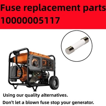 Náhradné poistky pre Generac, nahrádzajú 1000005117, 6,3 A, 250 V AC, 5 mm x 20 mm, 6,3 A (balenie 6