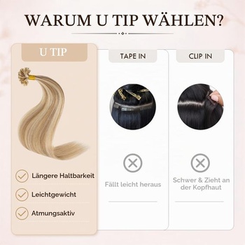 Bohatý výber Bonding Extensions Vlasové predĺženie z pravých vlasov Keratínové bondy U Tip Hot