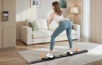 Cvičebný reformer MR-2494B1, odpor 6,8 kg, čierny