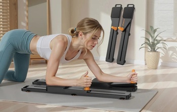 Cvičebný reformer MR-2494B1, odpor 6,8 kg, čierny