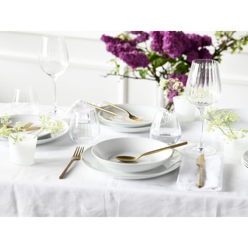 18dielna jedálenská súprava 20341 Luna White, porcelán, biela