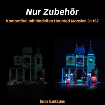Sada LED svetiel kompatibilná s Lego 31167 Strašidelný dom (model nie je súčasťou balenia), Sada
