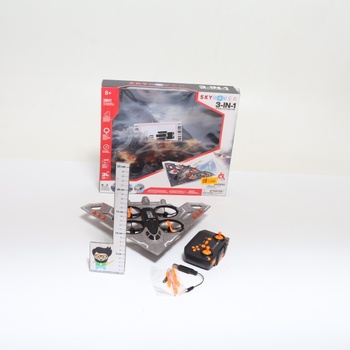 Alpha RC lietadlo 3 v 1 – Diaľkovo ovládaný tryskáč pre vzduch, pozemné lety a vodu, RC stíhací dron