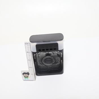 Přenosný ventilátor klimatizace, 4 v 1 osobní mini chladicí ventilátor s vodní mlhou, 3 rychlosti