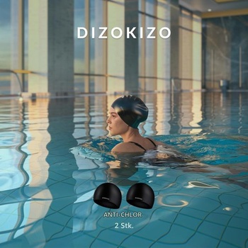 2 ks vysoko elastických silikónových plaveckých čiapok pre ženy a mužov, pohodlné protišmykové