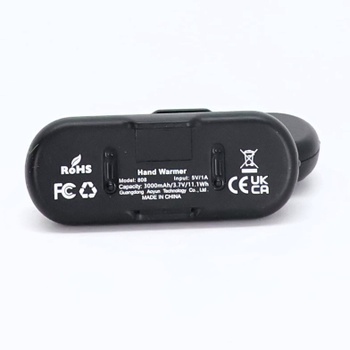 Miaton elektrický ohrievač rúk s baterkou, opakovane použiteľný vreckový ohrievač 6000 mAh, dobíjací