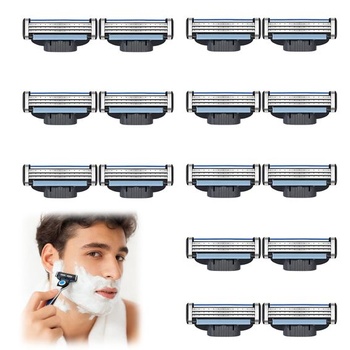 16 žiletiek, kompatibilných s pánskymi holiacimi strojčekmi Gillette Mach 3