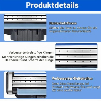 16 žiletiek, kompatibilných s pánskymi holiacimi strojčekmi Gillette Mach 3