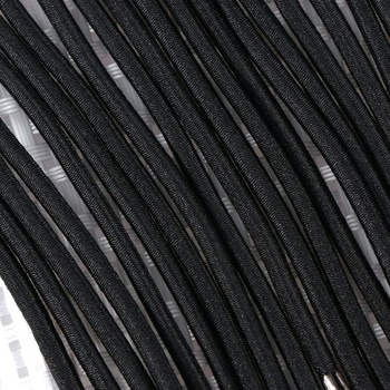Frcolor Sponky do vlasů s háčkem do culíku, elastické stylingové pásky do vlasů, 20 kusů (černé)