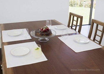 Lemos Home Prestieranie, Prestieradlá, 4 kusy, cca 46 x 36 cm, Bavlna, Veľa farieb (Biela), Biela 46x36