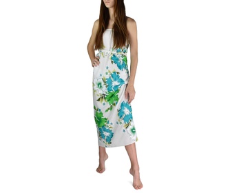 Sarong - Pareo VERADIS, ružový, korytnačky a ryby, II. akosť