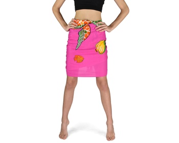 Sarong - Pareo VERADIS, ružový, korytnačky a ryby, II. akosť