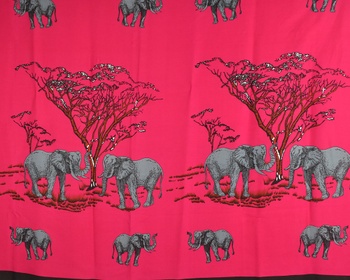 Sarong - Pareo REN, slony, ružová, II. akosť