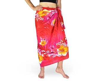 Sarong - Pareo REN, ibištek malý, červená, II. akosť