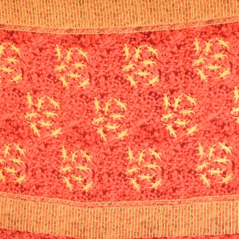 Sarong - Pareo BUN, jašterice, červená, II. akosť