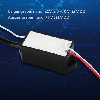 Generátor vysokého napätia DC 3,6-12V 3-11KV | Experimentálny modul pre elektrické oblúky |