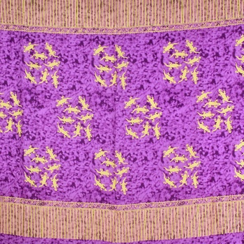 Sarong - Pareo BUN, jašterice, fialová, II. akosť