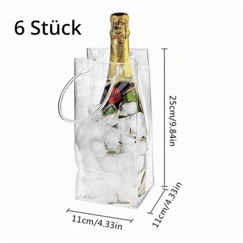 Chladiace vrecká, chladiaca taška na víno na šampanské, pivo, fľaše červeného vína, nepriepustná,