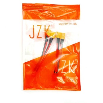 JZK 2 x paralelné káble XT60, káble pre pripojenie batérie XT60, 1 x samica na 2 x samec, adaptéry