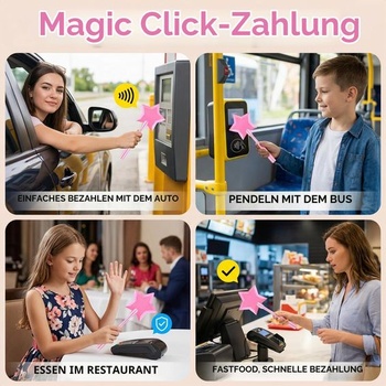 Dandin Magic Wand EC karta, 3D kreditná karta Magic Wand