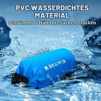 Vodeodolný vak Kiaitre Dry Bag s ramenným popruhom (10 litrov)