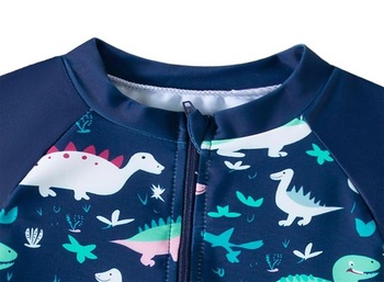 Chlapčenské plavky, plavky, UV ochrana, kraťasy s dinosaurami, plavky s dinosaurami, veľkosť B, 18–24