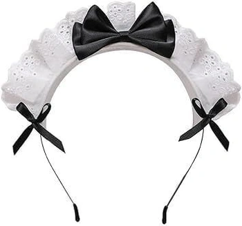 Čelenka Lolita s krajkovou mašlí, cosplay čelenka s motivem…