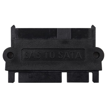 Adaptér POFET SAS na SATA z 22 pinov na 7 pinov s 15 pinovým napájacím portom pre pevný disk SATA