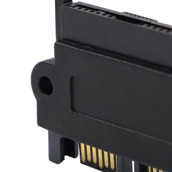 Adaptér POFET SAS na SATA z 22 pinov na 7 pinov s 15 pinovým napájacím portom pre pevný disk SATA