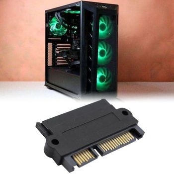 Adaptér POFET SAS na SATA z 22 pinov na 7 pinov s 15 pinovým napájacím portom pre pevný disk SATA