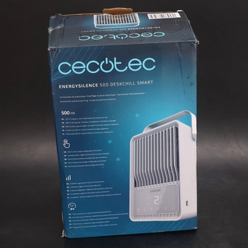 Chytrá stolní klimatizace Cecotec EnergySilence 500 DeskChill. 6 W, 500ml nádrž, dotykové ovládání,