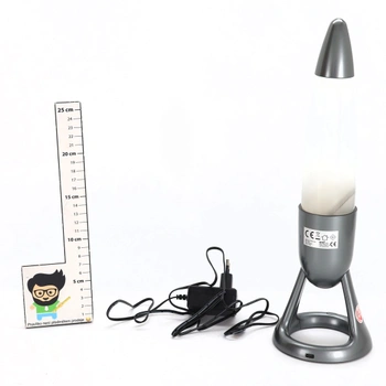 BUKI SP010 - Magma lampa 35 cm s LED diódami 7 farieb a automatickou zmenou farieb - bezpečná kovová