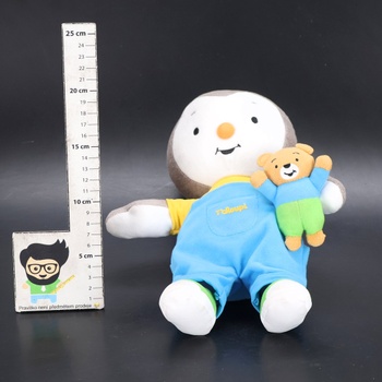 JEMINI | Plyšová hračka T'CHOUPI s medvědem | 30 cm | Měkký povrch | Oficiálně licencováno | Hračka
