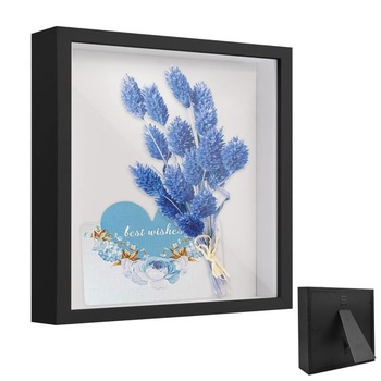 Rám na obrázek s výplní, květinový stínovací box 25 x 25…