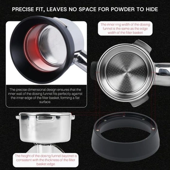 Dávkovací kroužek na kávu 54 mm | Magnetický dávkovací trychtýř pro portafiltry Sage/Breville 54 mm