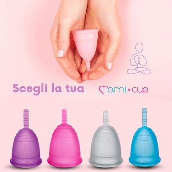 Menštruačný kalíšok MamiCup® Mäkký, flexibilný, opakovane použiteľný silikón lekárskej kvality