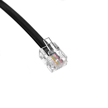 Kábel JZK 5M RJ11 na RJ11, vysokorýchlostný telefónny a širokopásmový kábel, predlžovací telefónny