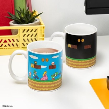 Termohrnček na kávu Super Mario Bros. - Oficiálne licencovaný tovar Nintendo, Nostalgický darček s