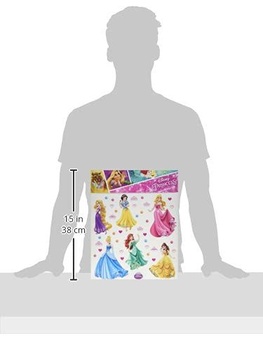 Samolepky na stenu do detskej izby s motívom Disney princezien od AG Design, PVC fólie (bez