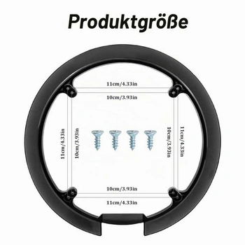 Kryt řetězu jízdního kola, 42/44 zubů, horské kolo, se 4 šrouby, univerzální chránič řetězové